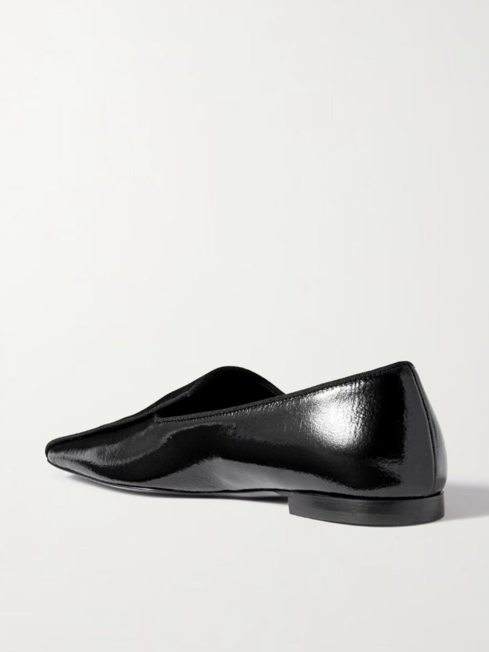 Toteme The Piped Patent-leather Loafers Black Size IT 36/ US 6 - Picture 3 of 11